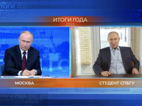 Вопрос Путину на прямой линии задал его «нейродвойник» (ВИДЕО) Вопрос Путину на прямой линии задал его «нейродвойник» (ВИДЕО)