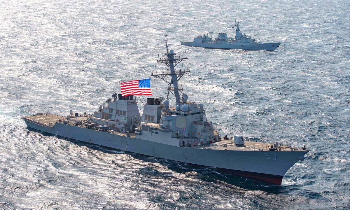 Хуситы атаковали эсминец США в Красном море Хуситы атаковали эсминец США в Красном море