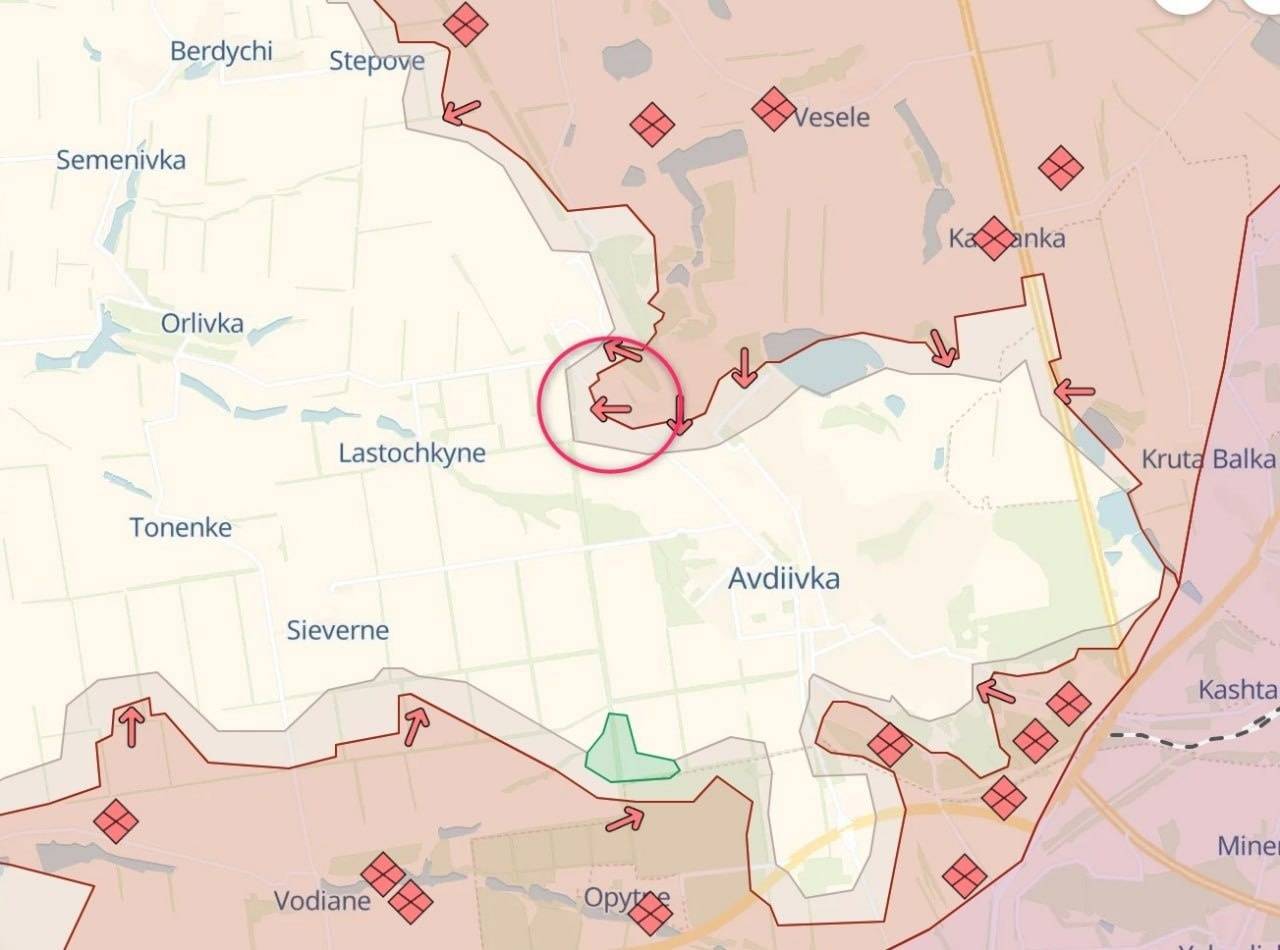 ВСУ попали в полукотёл в Авдеевке