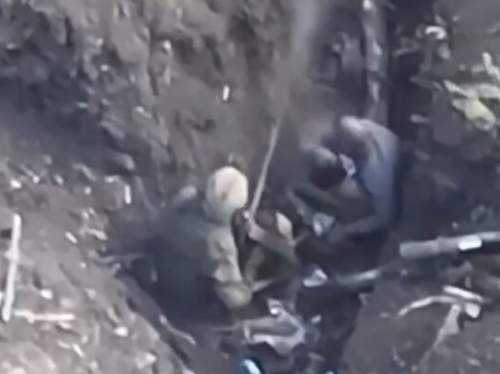 Появилось видео ликвидации российским пулеметчиком британского наемника Мосса (ВИДЕО)