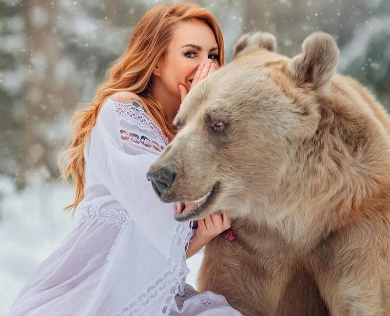 Эдгард Запашный рассказал, что медведь с фотосессии МакSим снимался в кино