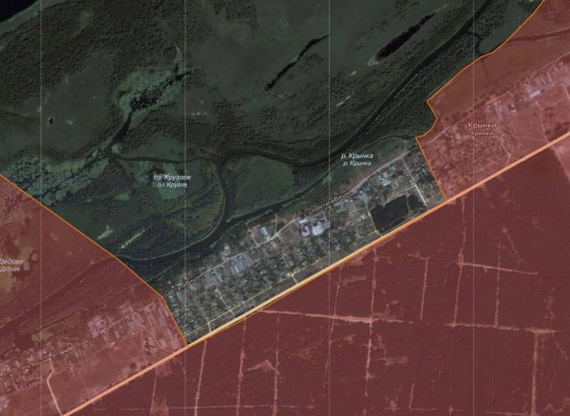 Крынки остаются в серой зоне, как и большая часть левобережья Днепра Крынки остаются в серой зоне, как и большая часть левобережья Днепра