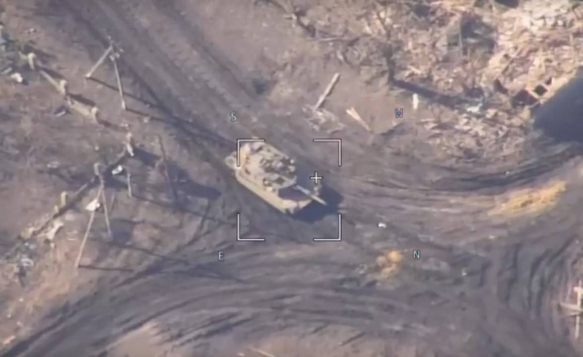 Близ Авдеевки уничтожен первый танк Abrams