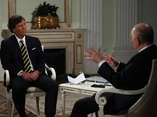 «Ужасно дико звучит»: Такер Карлсон раскритиковал Путина после интервью «Ужасно дико звучит»: Такер Карлсон раскритиковал Путина после интервью