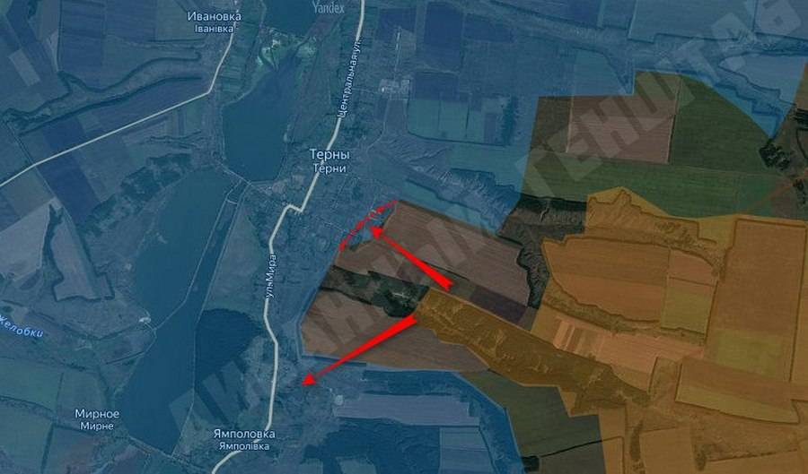 ВС РФ заходят в Терны на Краснолиманском направлении