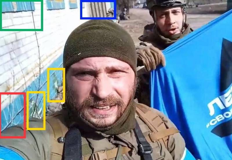 Опубликованный террористами ЛСР* ролик якобы из Теткино оказался снят в украинском селе, российские бойцы записали ответ