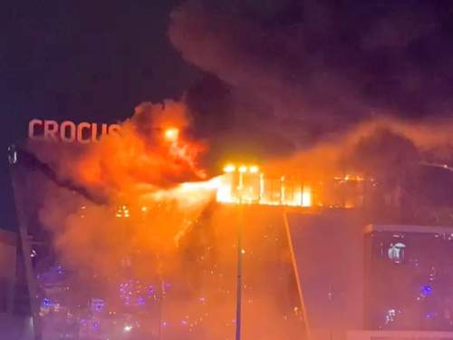 «Не упало ни капли воды»: выжившие при теракте в «Крокусе» говорят про неработающую противопожарную систему (ВИДЕО)