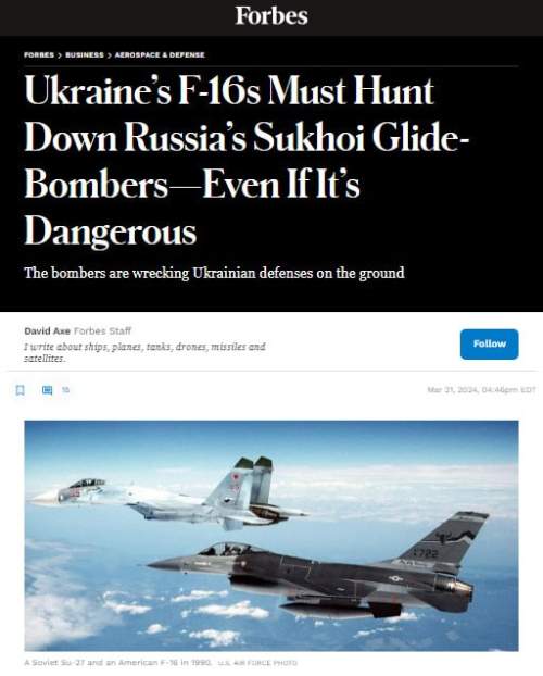 Forbes: российская армия кошмарит «чудо-бомбами» ВСУ на Украине (ФОТО)