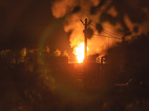 Ударом ВС РФ разрушена крупнейшая в Харьковской области Змиевская ТЭС