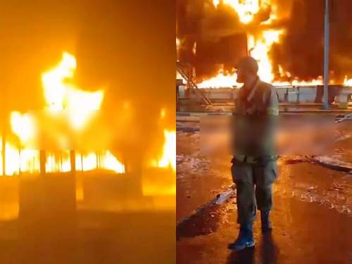 Пожар после удара ВС РФ по складу ВСУ в Одессе попал на видео (ВИДЕО) Пожар после удара ВС РФ по складу ВСУ в Одессе попал на видео (ВИДЕО)