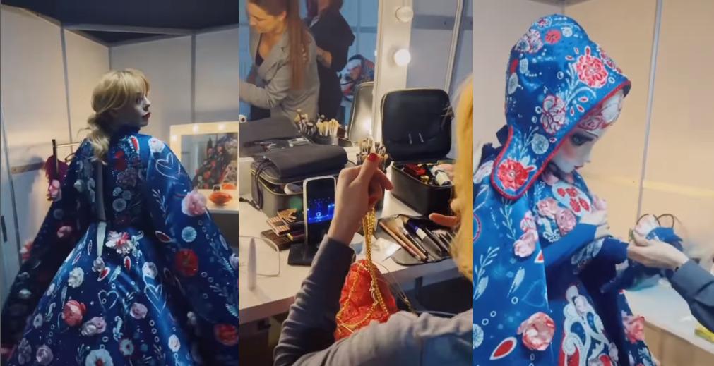 Анастасия Стоцкая показала процесс подготовки к выходу на сцену в шоу «Маска»