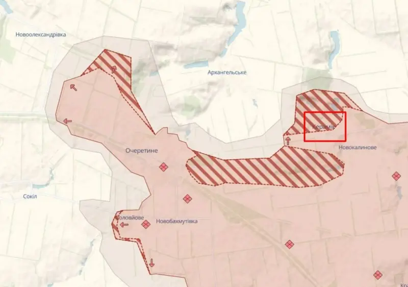 ВС РФ заняли Керамик и Новокалиново, продвинувшись к Новоалександровке