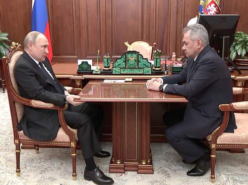 Путин обратился к Шойгу после его отставки с поста министра обороны (ВИДЕО)