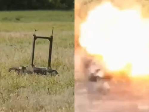 Робот-беспилотник «Лягушку» впервые применили в зоне СВО, атаковав ВСУ (ВИДЕО)