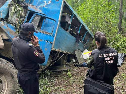 В ДТП с вахтовиками в Забайкалье погибли три человека, пострадали 19 (ВИДЕО)