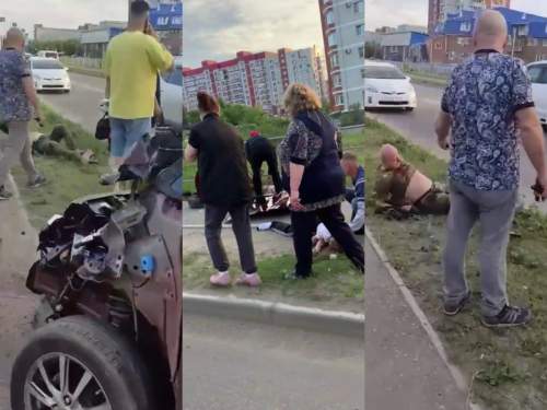 В Благовещенске пьяный водитель такси сбил людей на тротуаре: 5 погибших (ФОТО, ВИДЕО)