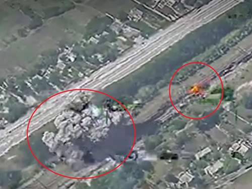 Удар «Искандером-М» по месту разгрузки эшелона ВСУ попал на видео (ВИДЕО) Удар «Искандером-М» по месту разгрузки эшелона ВСУ попал на видео (ВИДЕО)