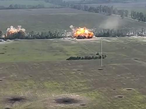 Одновременный удар четырьмя ФАБ по ВСУ под Харьковом попал на видео (ВИДЕО)