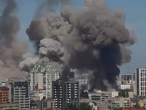 Залп из 38 ракет: стали известны детали удара ВС РФ по Киеву (ФОТО, ВИДЕО)