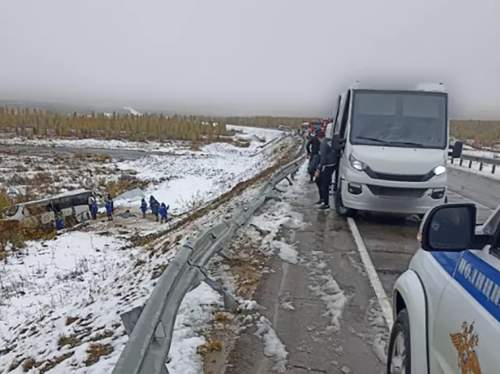 В Якутии произошло крупное ДТП с автобусом: погибли четыре человека (ФОТО)