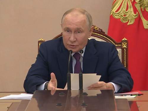 Путин выступил с видеообращением к россиянам по поводу СВО (ВИДЕО) Путин выступил с видеообращением к россиянам по поводу СВО (ВИДЕО)