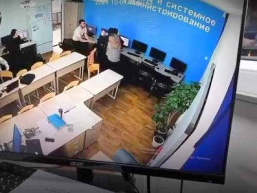В ХМАО отчисленный из колледжа студент напал с ножом на преподавателя из-за двоек (ВИДЕО)