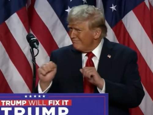 Трамп станцевал «победный танец» под трек Y.M.C.A. (ВИДЕО)