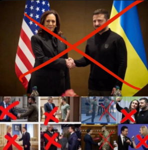 В Сети говорят о &laquo;проклятии Зеленского&raquo; после поражения Харрис (ФОТО)