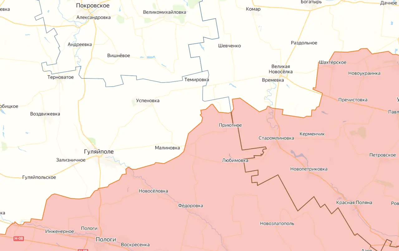 Российские подразделения штурмуют Новодаровку, стремясь выйти на трассу Большая Новоселка – Гуляйполе