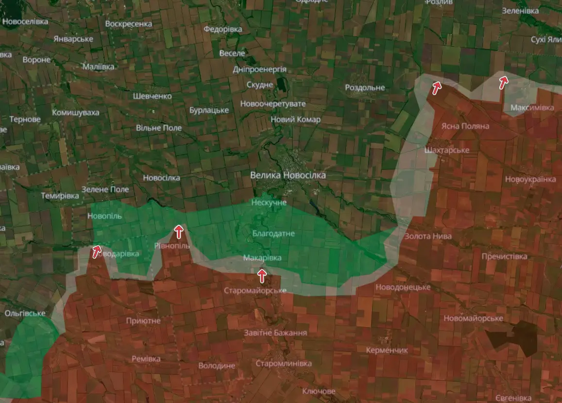 Российские штурмовики прорвали оборону ВСУ в Ровнополье, намекая на скорое окружение Великой Новоселки