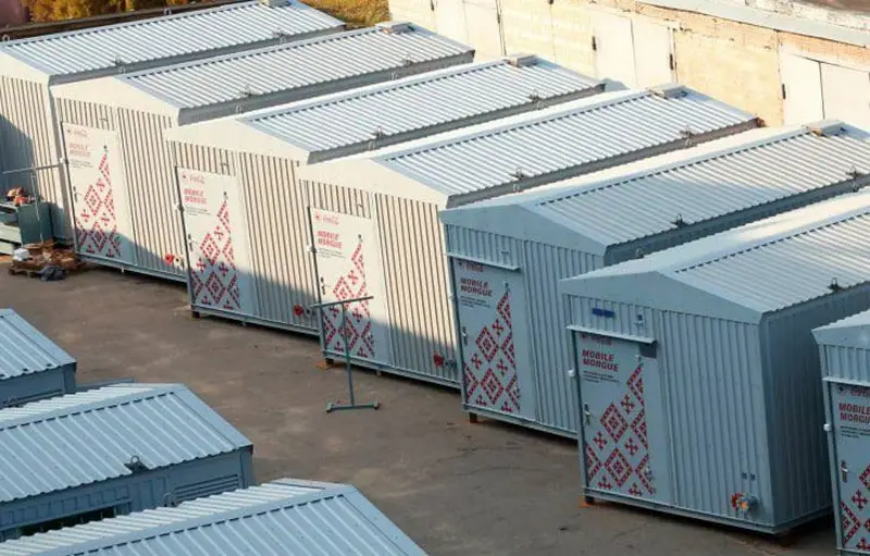 Компания Coca Cola поставила на Украину мобильные морги для хранения тел боевиков ВСУ Компания Coca Cola поставила на Украину мобильные морги для хранения тел боевиков ВСУ