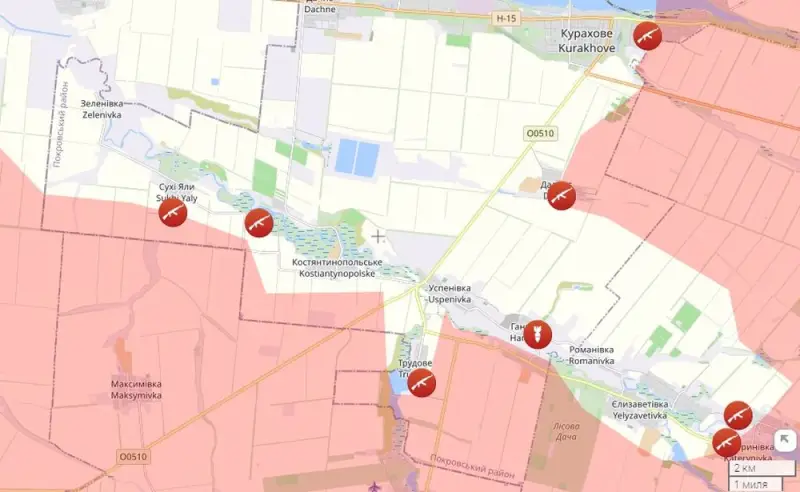 ВС РФ успешно наступают на Запорожском и Южно-Донецком направлениях