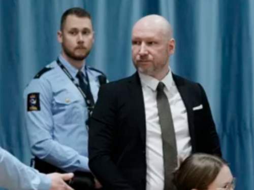 Норвежский террорист Брейвик выбрил две буквы Z на голове (ФОТО) Норвежский террорист Брейвик выбрил две буквы Z на голове (ФОТО)