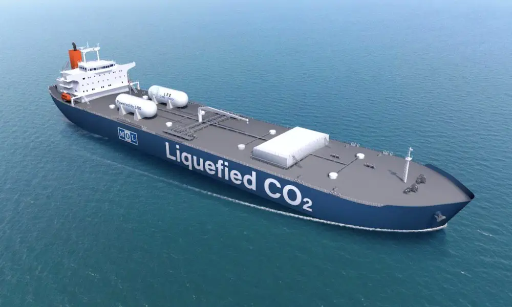 В Японии планируют транспортировать сжиженный углекислый газ на танкерах