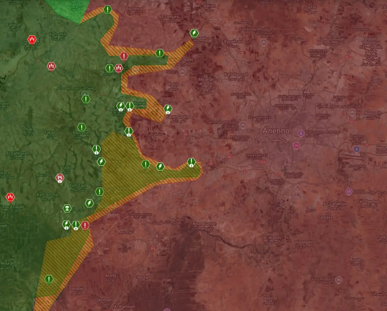ВКС РФ и армия САР пытаются остановить наступление террористов в Идлибе и Алеппо