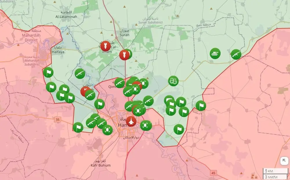 Протурецкие боевики окружают сирийскую Хаму