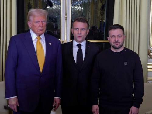 Встреча Зеленского с Макроном и Трампом в Париже продлилась всего 30 минут (ВИДЕО) Встреча Зеленского с Макроном и Трампом в Париже продлилась всего 30 минут (ВИДЕО)