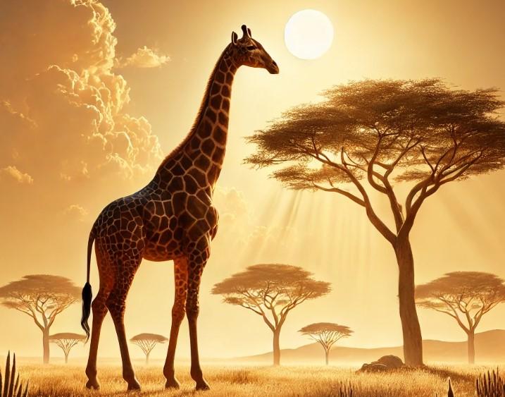 Жирафы предпочитают ровную местность и не пересекают склоны