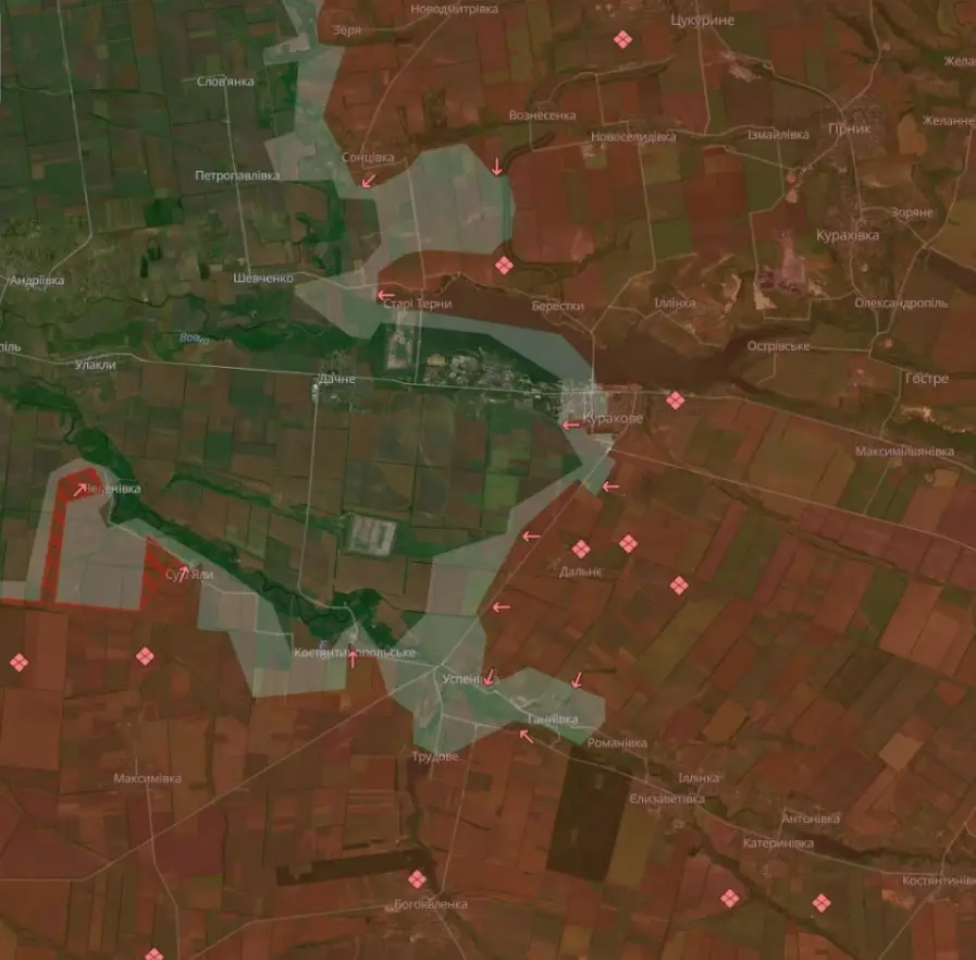 Российские силы формируют сразу два «котла» для ВСУ в районе Курахово и Великой Новоселки