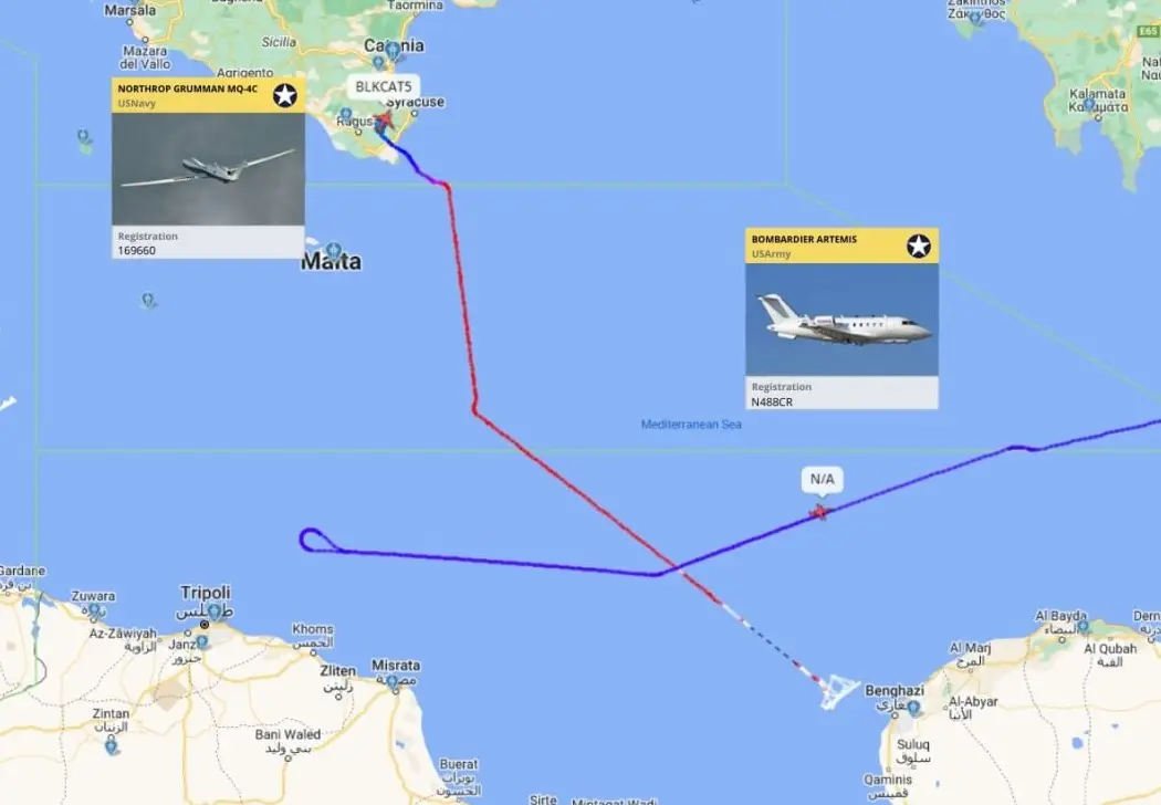 Спутники фиксируют активную работу транспортной авиации ВКС РФ в Ливии