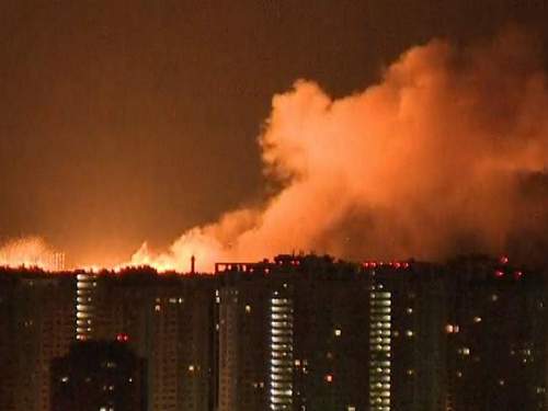 В Киеве и Киевской области прогремела серия мощных взрывов В Киеве и Киевской области прогремела серия мощных взрывов