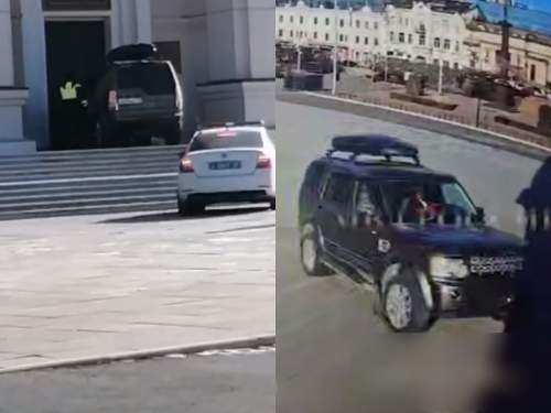 Экс-следователь во Владивостоке угнал Range Rover и протаранил храм (ФОТО, ВИДЕО)