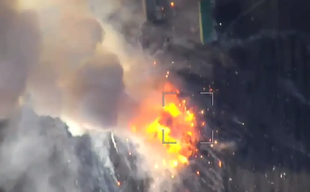 Российские войска эффектно ликвидировали склад боеприпасов ВСУ юго-восточнее Приволья