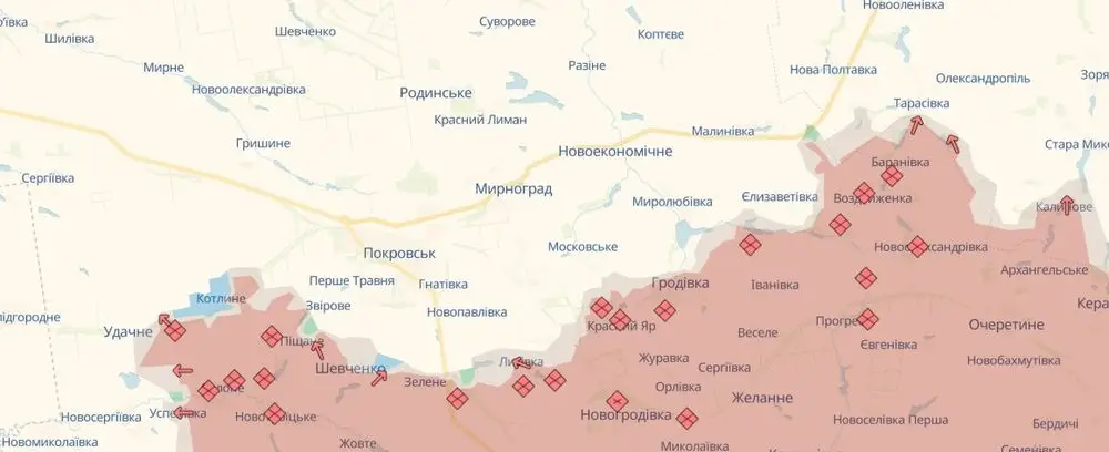 Штурмовикам ВС РФ под Покровском осталось около 5 км до Днепропетровской области
