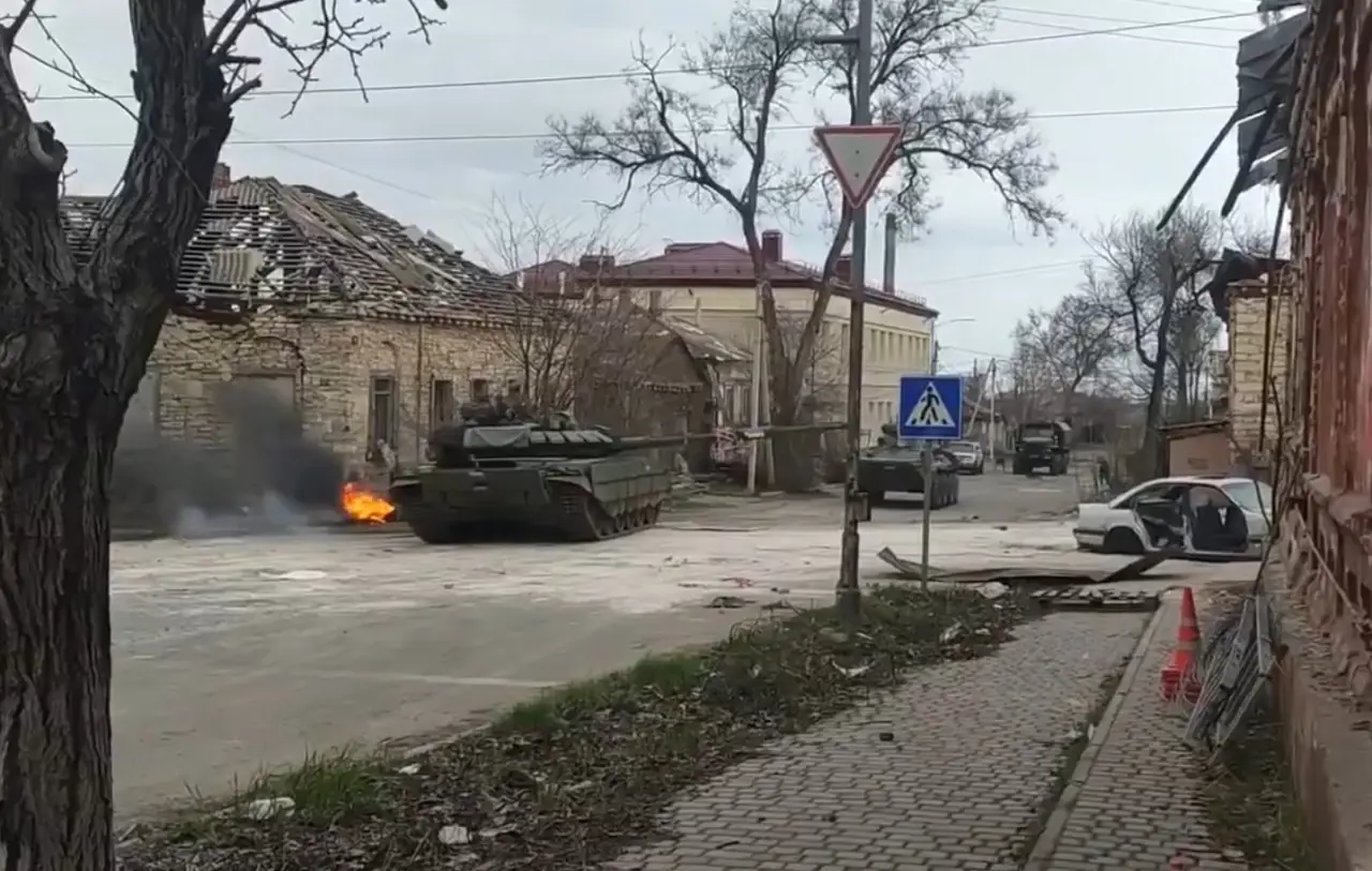 Столь нужный на фронте танк Т-72Б3 с КАЗ «Арена-М» привлекли для съемок фильма