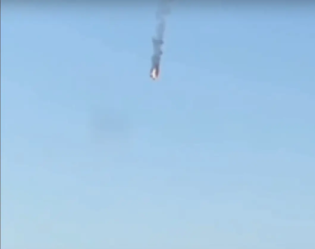 Появилось видео уничтожения украинского Су-27 российским БПЛА «Герань-2»
