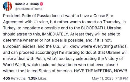 The Times: Путин в Турции на переговорах потребует капитуляции Украины