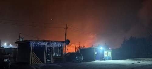 Страшный пожар в Циолковском у космодрома «Восточный» попал на видео (ФОТО, ВИДЕО)