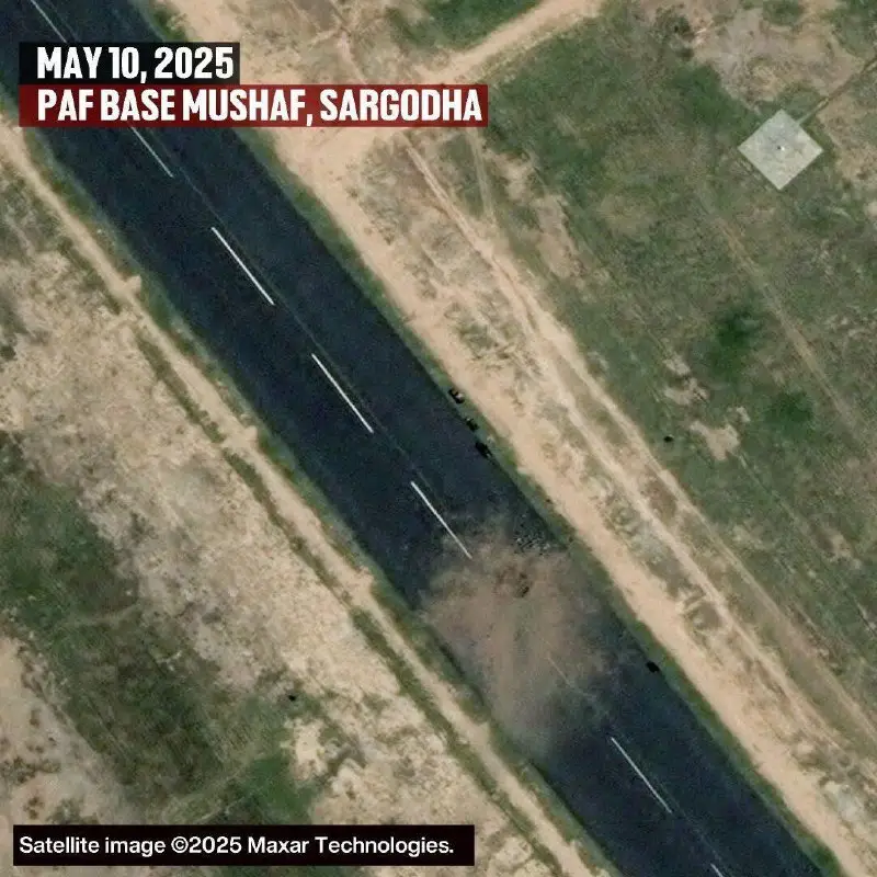 Показаны последствия индийских ударов по авиабазам в Пакистане