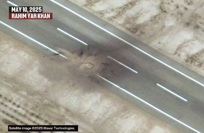 Показаны последствия индийских ударов по авиабазам в Пакистане